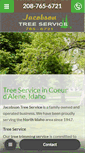 Mobile Screenshot of jacobsontreeserviceinc.com